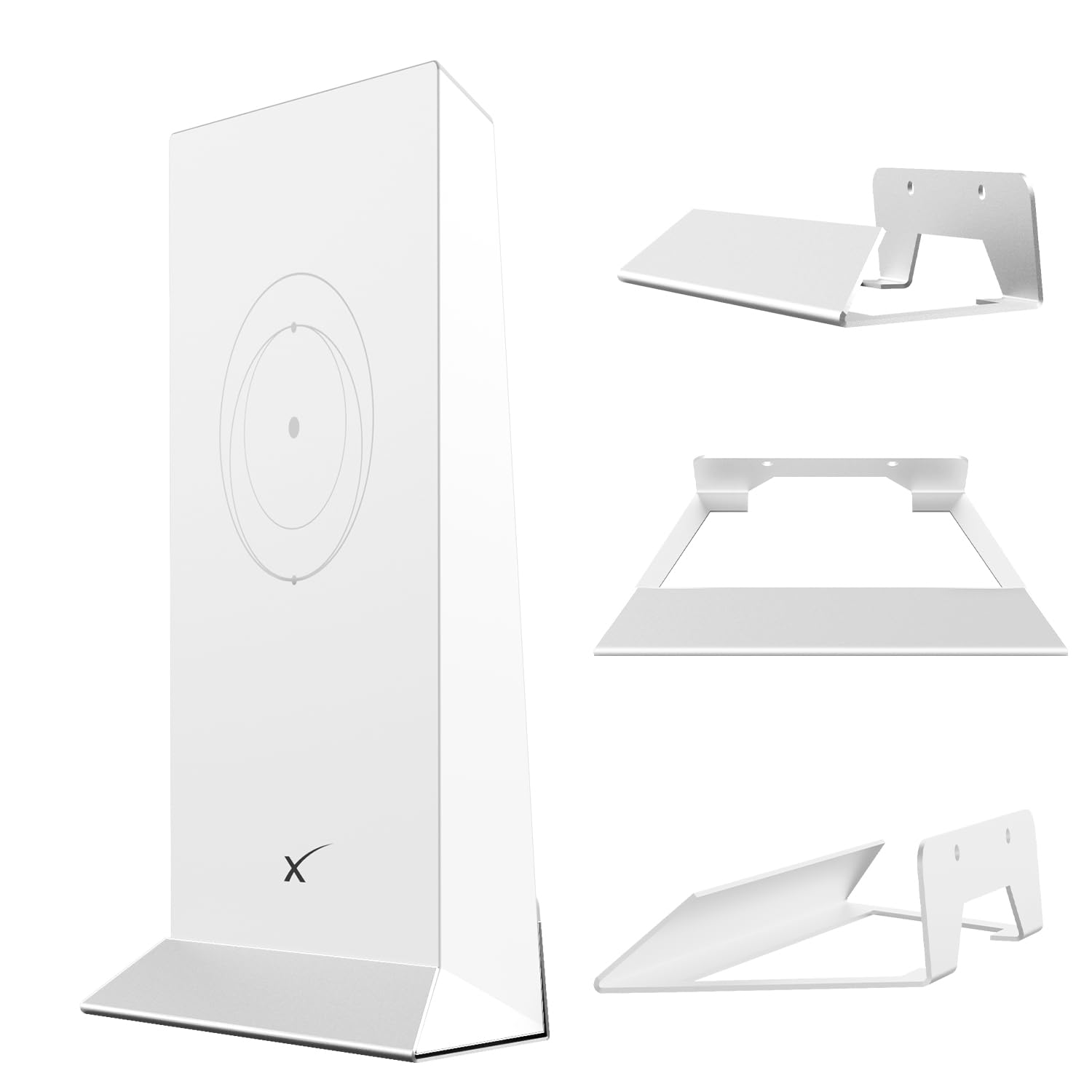 Photo 1 of Wall Mount for Starlink Gen 2, Star Link V2 Internet Kit Satellite Brackets, Aluminum Alloy Frosted Holder for Starlink Mesh Router V2