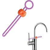Faucet Handle Lock, 3PCS Silicone Elastic Safety Protection Latch | Child Safety Faucet Restrictors, Bathroom Safety Products for Kids &amp; Pets, For Kitchen Furniture Trash Dresser Closet