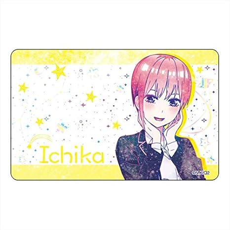 Amazon 五等分の花嫁 ギャラクシーシリーズ ｉｃカードステッカー 中野一花 アニメ 萌えグッズ 通販