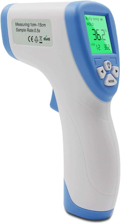 ZNND Digital Medical Infrared Forehead And Ear Thermometer For Kids And Adults With Fever Indicator CE Approved
