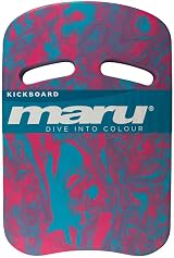 MARU Swimming Kickboard Blue Pink – Easy-Grip EVA Foam 42 x 28 cm view 3