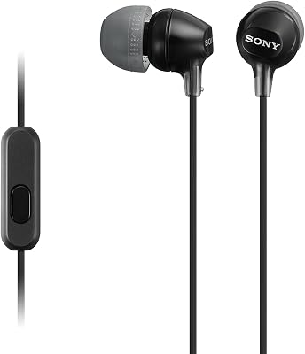 MDR-EX15AP - Auriculares in-ear (con micrófono), negro