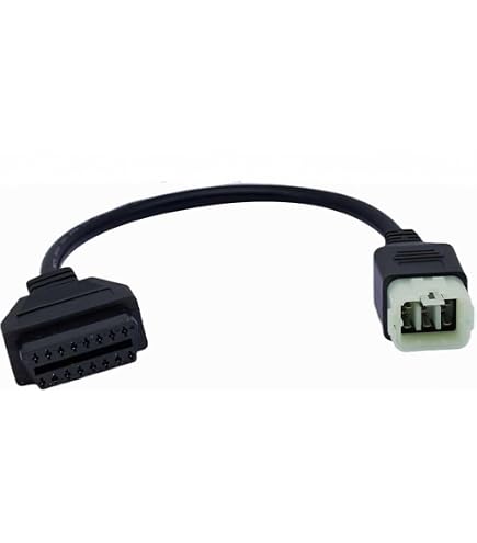Amazon.com: lydesor OBD 轉接器適用於Kawasaki 摩托車6 針至16 針