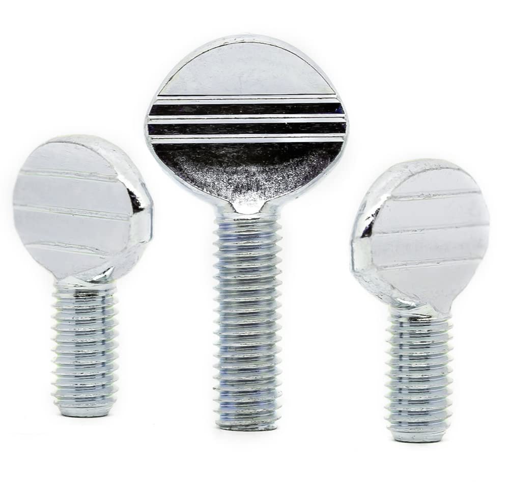 M10 (10mm x 40mm) Thumb Screws Wing Bolts Carbon Steel AN264 (Pack of 10) E09BCD