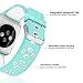 Compatible Apple Watch Band 38mm & 40mm, Alritz Silicone Sport Strap Replacement for Apple Watch Series 4/Series 3/Series 2/Series 1/Nike+