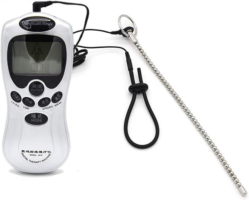 YJZZ Muscle Pain Electric Shock Massager,Man Stainless Steel Handheld