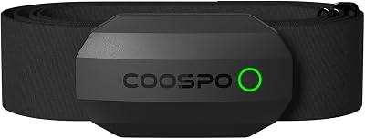 CooSpo Heart Rate Monitor Chest Strap Bluetooth ANT+ for Running Cycling
