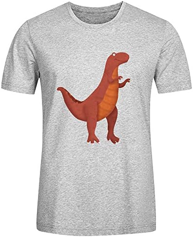 T Rex Ymm Mens O Neck T-Shirt Grey