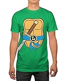 TMNT Teenage Mutant Ninja Turtles Mens Leonardo Costume T-shirt XL