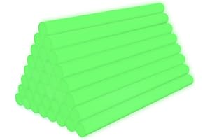 ENPOINT Glow in The Dark Hot Glue Sticks Bulk, 36 Pack Mini Hot Glue Sticks for Crafting, Christmas Decoration, Art, DIY, Small Size 4" Long x 0.27" Dia for Low and High Temp