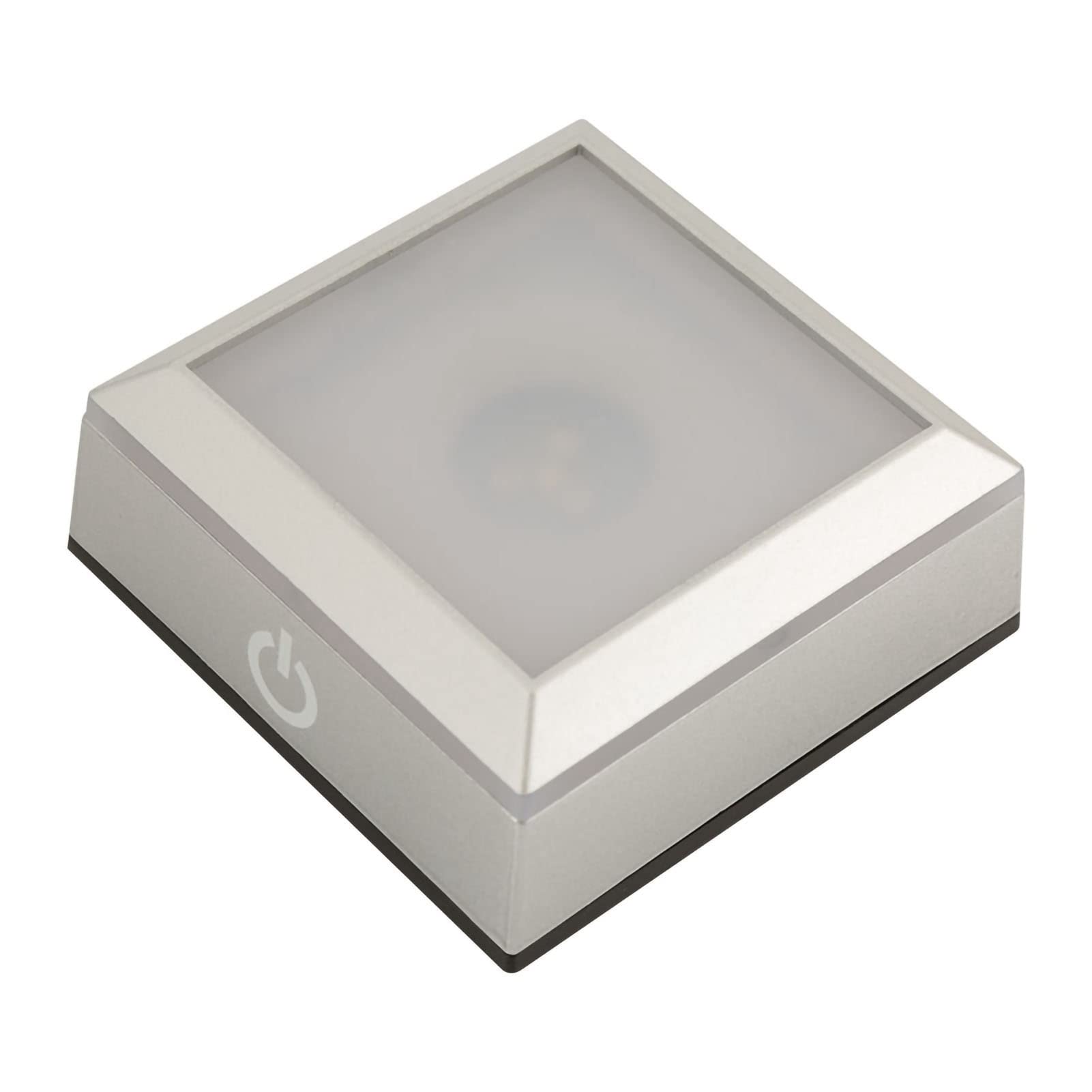 Betued Crystal Art LED Lamp Base Stand Holder for Acrylic Statue Display - USB Square Lighting with 4 LEDs (#5)