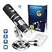 Wireless Digital Microscope, DINGUIER 50X to 1000X Magnification WiFi USB Microscope with 8 LED HD 1080P 2MP Camera, Handheld Microscope Endoscope Magnifier for iPhone Android, iPad Windows MAC primary
