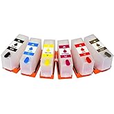 INKXPRO 312XL 6 Color Refill Ink Cartridges No Chip for EPS0N XP-15000 15010 Printer