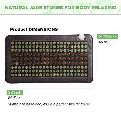 Jade Back Far Infrared Heating Pad for Back Pain, Infrared Heating for