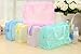 Dealglad® New 5pcs Fashion Floral Portable Waterproof Translucent Cosmetic Makeup Bag Travel Toiletry Wash Bath Storage Pouch Organizer Case (Random Color)