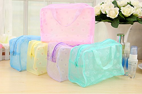 Dealglad new 5pcs fashion floral portable waterproof tr…