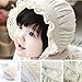 Baby Bonnet Hat,BabeMall® Unisex Baby Kids Infant Newborn Princess Summer Sun Bonnets Hats Caps (Beige)