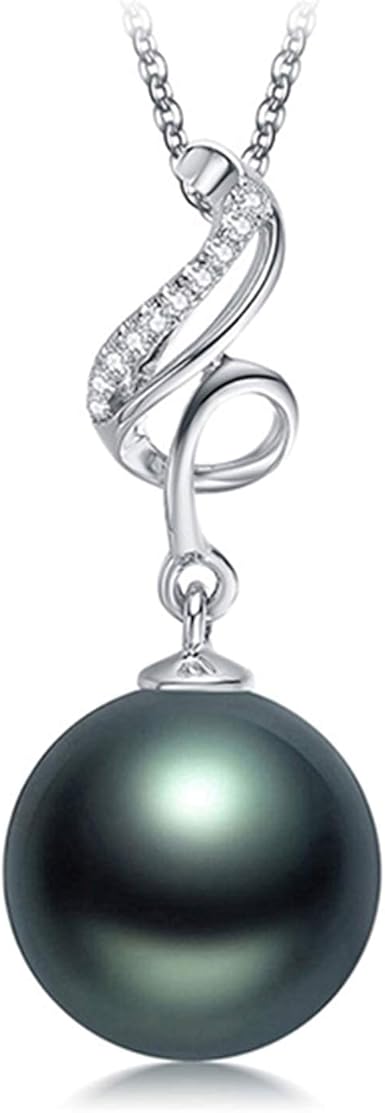 Colgante de perlas cultivadas de Tahití de calidad Aaaa de oro de 18 k