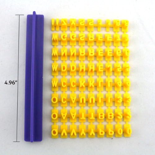 Alphabet Letter Number Cookie Press Stamp Embosser Cutter Fondant Mould Cake