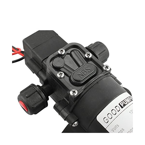 HQMaster-DC-12V-13GPM-130PSI-70W-Diaphragm-Water-Pressure-Pump-for-CaravanRVBoatMarine