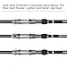 KastKing Ranger Portable Telescopic Fishing Rods - Bass, Trout, Crappie Fishing Travel Spinning Rods - 2015 ICAST Award Winning Manufacturer