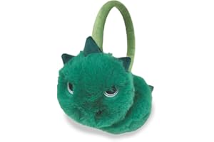 Gifts Treat Boys Ear Muffs Kids Dinosaur Ear Muffs Cute Animal Winter Warm Green Ear Covers, Green Dinosaur,M