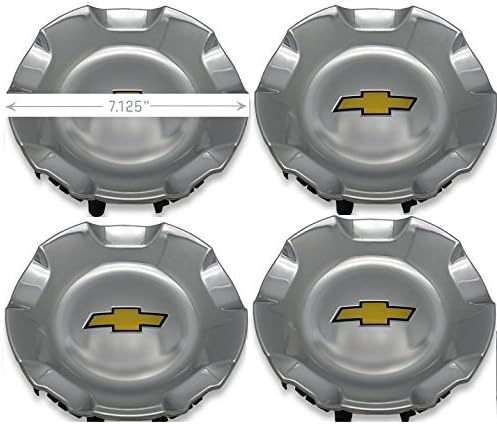After Market 9595152 Replacement Part: 4pcs 07-13 Chevrolet Silverado Tahoe Avalanche Suburban Wheel HUB Center CAPS