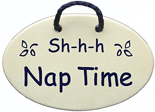 Mountain Meadows Pottery Sh-h-h Nap Time. Wall plaques Handmade in The USA for Over 30 Years. Free Standard Shipping