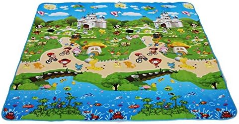Lanker 180 x 180 cm Mats/ Carpet/ Blanket - Animal Castle Pattern C07B