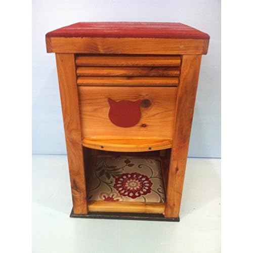 Cedar Dog Proof Cat Feeder Red Free Shipping Dr Heidt De