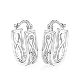 Minkang Fashion Jewelry 925 Solid Silver Classic Earrings