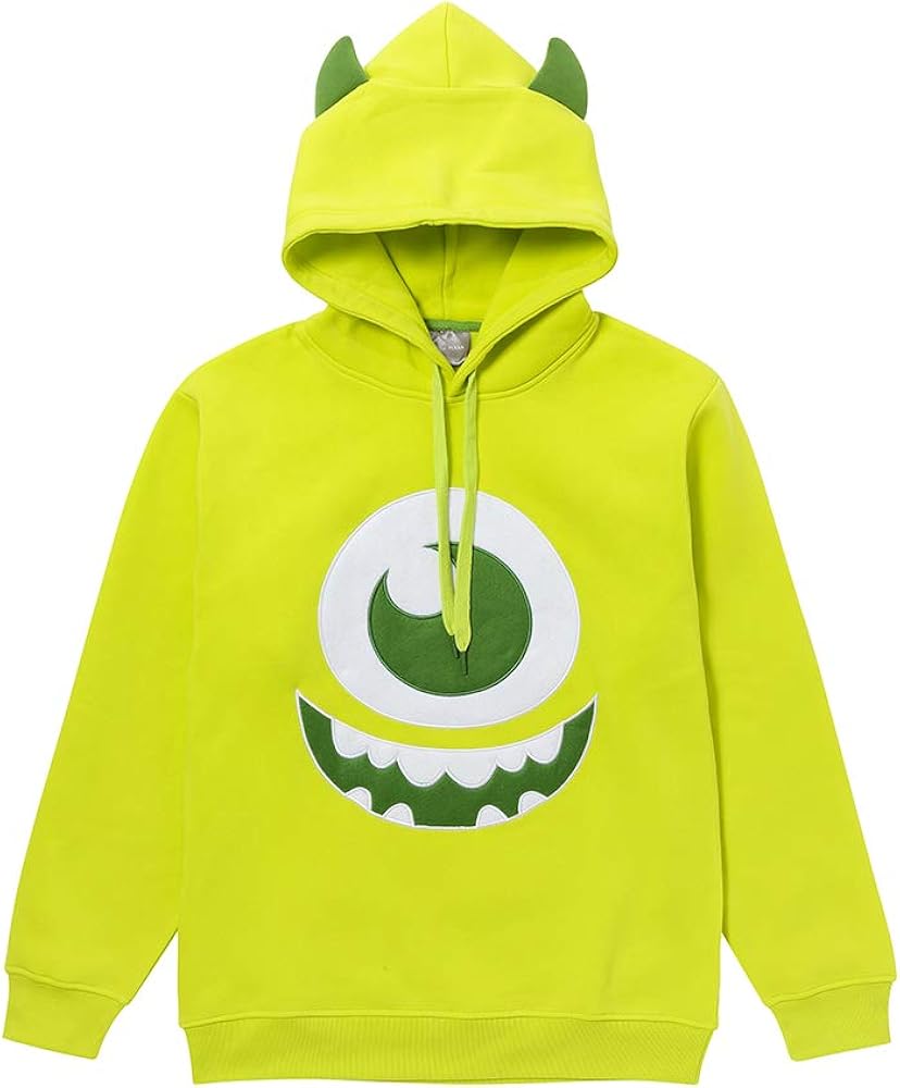Amazon ディズニー ピクサー モンスターズインク マイク サリー パーカ プルオーバー パーカー スウェット 長袖 8725mh メンズ グリーン M トレーナー パーカー 通販