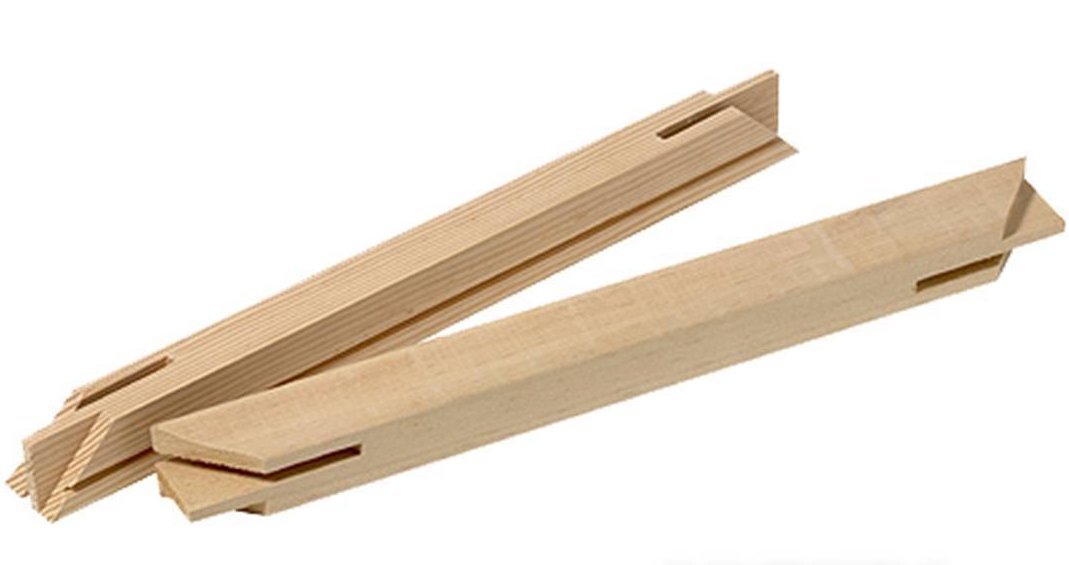 Cosmall 50cm 18mm Canvas Stretcher Bars Professional Gallery Canvas