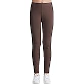 Auranso Kids Girls Leggings Full Length Cotton Tights Pants 4-14 Years
