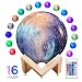 Moon Light Lamp 3D Night Kids Star Lamps 5.9inch 16 Color with Remote & Tap Control Age 11 12 13 14 15 16 17 18 Year Old Birthday Gifts for Teen Girls Boys Bedroom