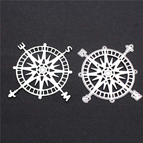 Compass Shapes Metal Cutting Dies Stencil Scrapbooking Photo Album Card Paper Embossing Craft DIY - Thumbnail 5