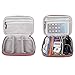 BUBM 3pcs/set Waterproof Universal Electronics Accessories Travel Organizer Carrying Case Camera Lens Charger Cable Organiser Triple Set(Large, Medium, Small)