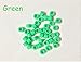 50 Pcs Small Type Dental Hygienist Silicone Instrument Color Code Rings -Green