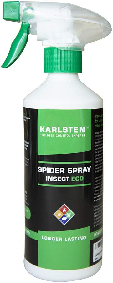 Karlsten Natural Spider Spray 500ml, Peppermint Oil Spray, Humane Spider Repellent, 500 ml (Pack of 1)