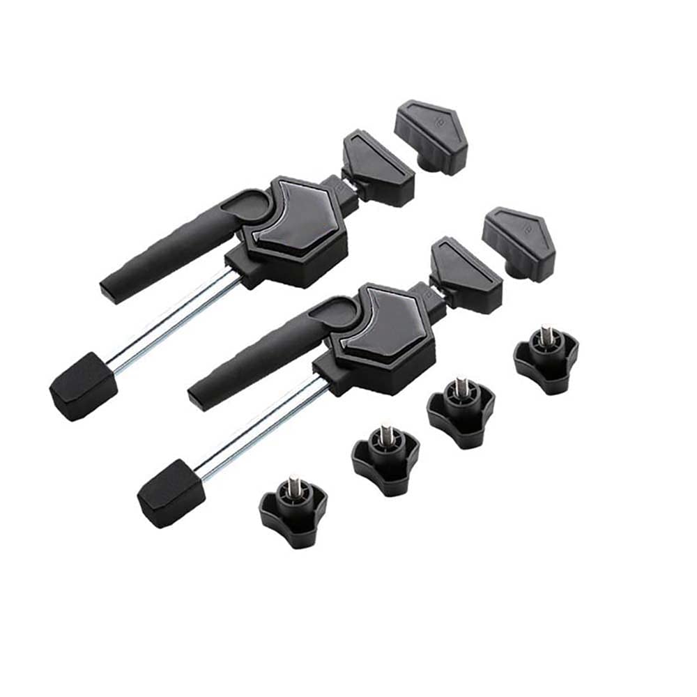 CENPEK 2 Pack Clamping Elements, Woodworking Desktop Clip Adjustable Frame Woodworking Fast Fixed Clip Clamp Fixture for Wood Working Benches Uxiliary Tool