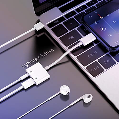 image for Hamdol for iphone Headphones Adapter for iPhone 7/8/X/XS/XS max/XR/8 P