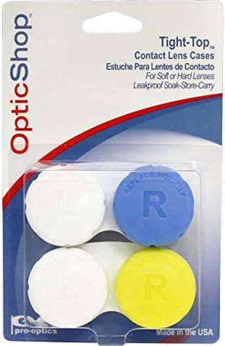Optic Shop Tight-Top Contact Lens Case, 2 Piece