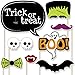 Big Dot of Happiness Trick or Treat - Monster & Witch Photo Props - Halloween Cutouts & Decorations - Fall Photo Booth Props - 20 Count
