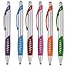 Stylus Pen, 2 in 1 Capacitive Stylus & Ballpoint Click Pen with Comfort Grip for Universal Touchscreen Devices, Tablets,iPad, iPhone 6,6 Plus, iPod, Android, Samsung Galaxy(Silver 10 Pack)