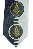D0042 Masonic Square & Compass Tie