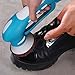 Spin Scrubber, Cordless Household Power Scrubber with Rechargeable Battery for Bathroom and Kitchen 1 Battery 4 Brushes 1 Scouring Pad, Cleaning Brush