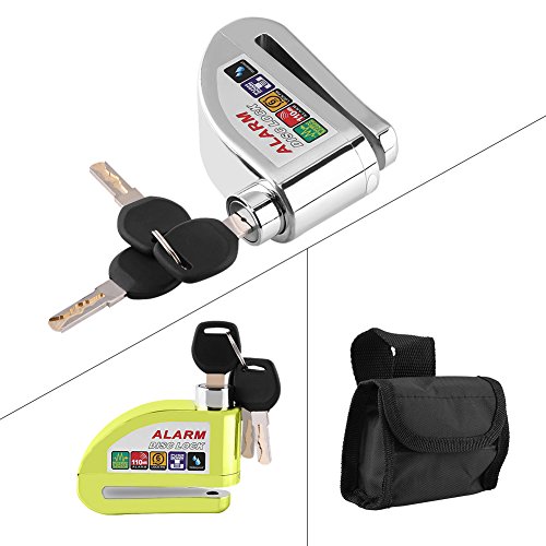 image for Qiilul Motorcycle Scooter Bicycle Anti-theft Disc Brake Lock Security 