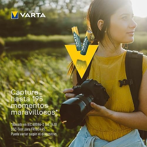 Pilhas AAA, recarregáveis, pack de 24, Recarregar Accu Power on Demand, bateria recarregável, Ni-MH de 1000 mAh, sem efeito de memória, pré-carregado, pronto a usar