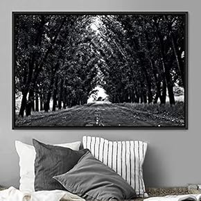 signwin Framed Canvas Wall Art Rustic Woods Brown...