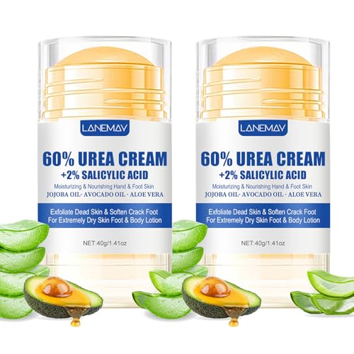 2Pcs aloe Scented Cracked Heel Stick Balm, Heel Stick For Cracked Feet, Foot Cream For Calluses and Dry Feet, Cracked Foot